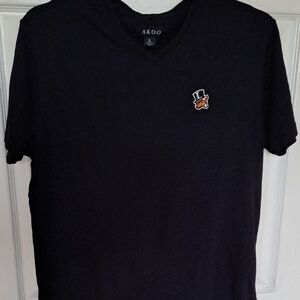 AKOO Men's Black T-Shirt